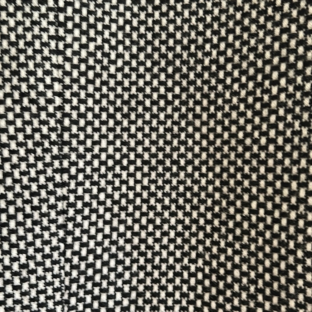 Tahari Black White Check Open Front Lined Blazer Size 14 - Picture 10 of 14